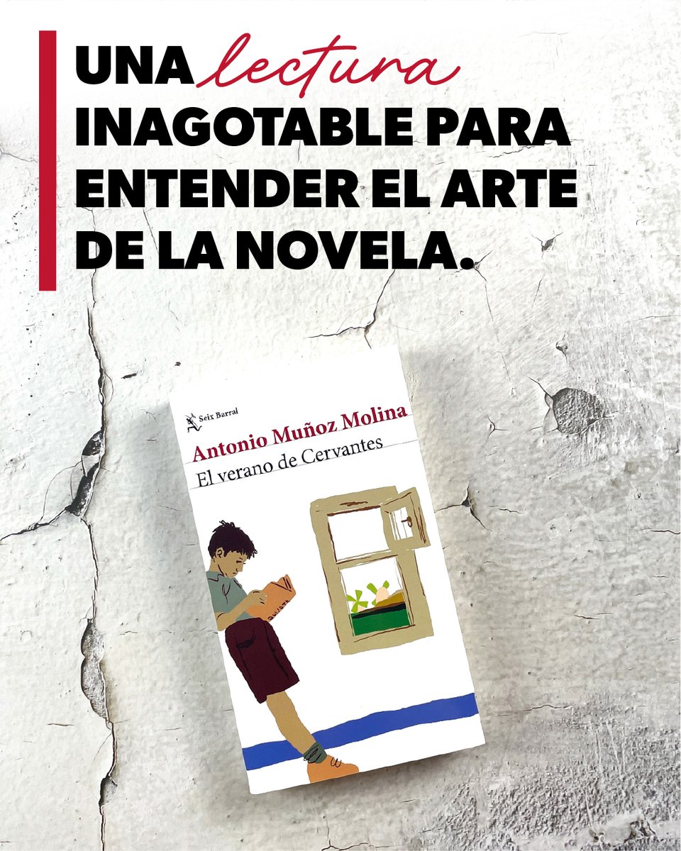 Con ‘El verano de Cervantes’, Antonio Muñoz Molina regresa con una obra que nace de la pasión por ‘Don Quijote de la Mancha’. Una invitación a acercarse a Cervantes desde una mirada única y reflexiva. 👉 f.mtr.cool/uzvncipgwq

#AntonioMuñozMolina #ElVeranodeCervantes #Quijote