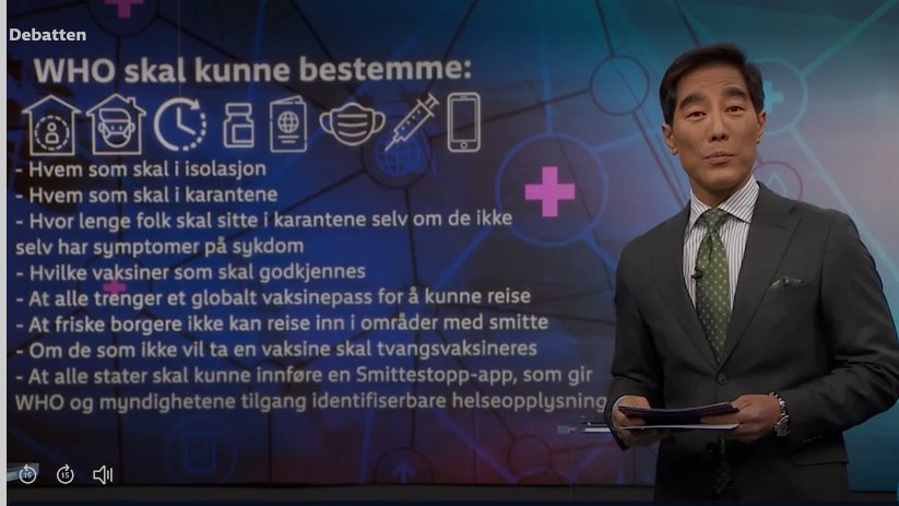 I dag er dagen. Nå har WHO tatt over kontrollen over din helse, dine rettigheter, ditt liv og alt som handler om "helse". Uten debatt, uten medieoppslag, uten politikere som prøvde å stanse suverenitetsavståelsen. De kastet våre barn under bussen for litt maktlykkefølelse i Davos