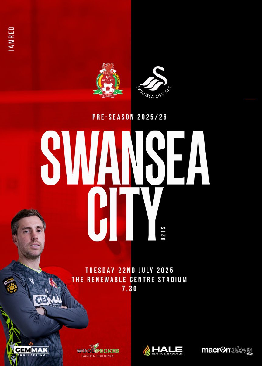 This Tuesday we welcome <a href="/swans_academy/">Swansea City Academy</a> 

Early bird tickets available with fast track entry. 
Adults £5, Concession £3, U16s £1

app.fanbaseclub.com/Fan/Tickets/Se…
#IAmRed