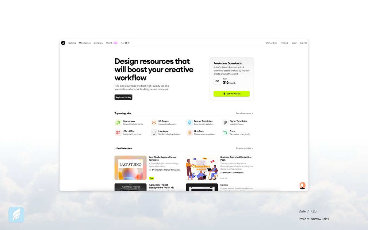 MattClark220's tweet image. In this week&apos;s update to the @narrow_labs Resource page, we&apos;re basically betting the farm on @craftworkdesign with links to their excellent graphics, icons, and illustrations.

It&apos;s all available here folks: narrowlabs.design/resources