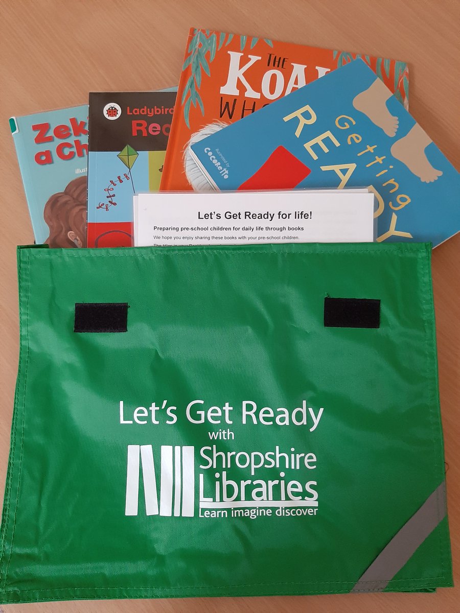 ShropLibraries's tweet image. Our Let's Get Ready bookbags are perfect for under 5's learning about daily routines and first experiences, such as starting school 🎓📚 ✍️
Free to borrow from your local library: orlo.uk/wv38T
Watch our short video to find out more: orlo.uk/8XAnk