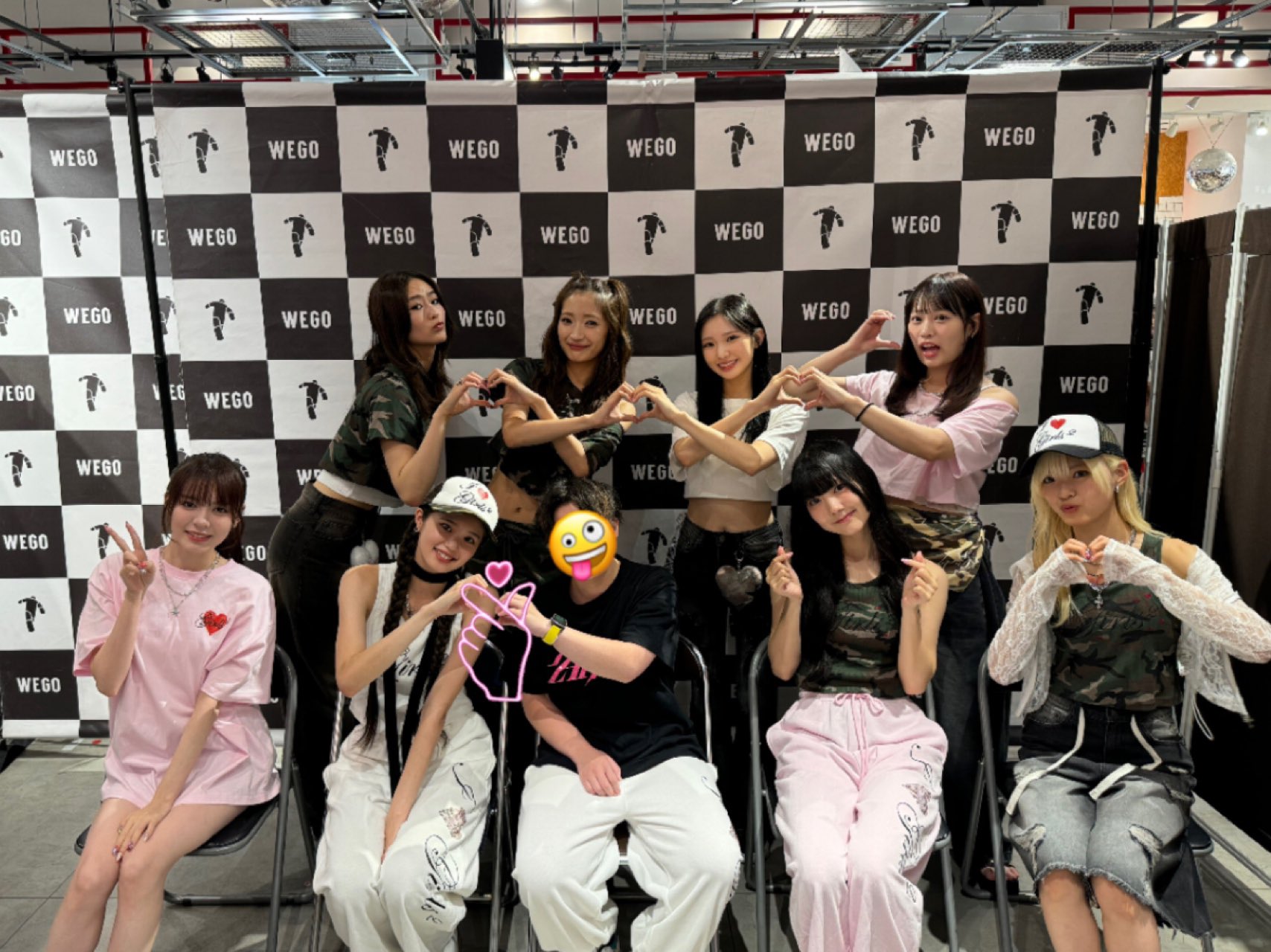Girls2 × WEGO★増田來亜★1日店長イベント★トレカ ２枚セット WEGO コラボ girls2 イベント限定 トレカ 増田來亜 - メルカリ