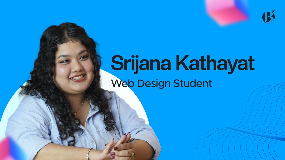 broadwayinfosys's tweet image. Meet Srijana Kathayat, a passionate learner who joined Web Design at Broadway Infosys to enhance her IT skills. She highlights the project-based learning and Walk-in Interview concept that boosted her confidence.
Watch her story: buff.ly/S0Ek7D8
#Webdesigncourse