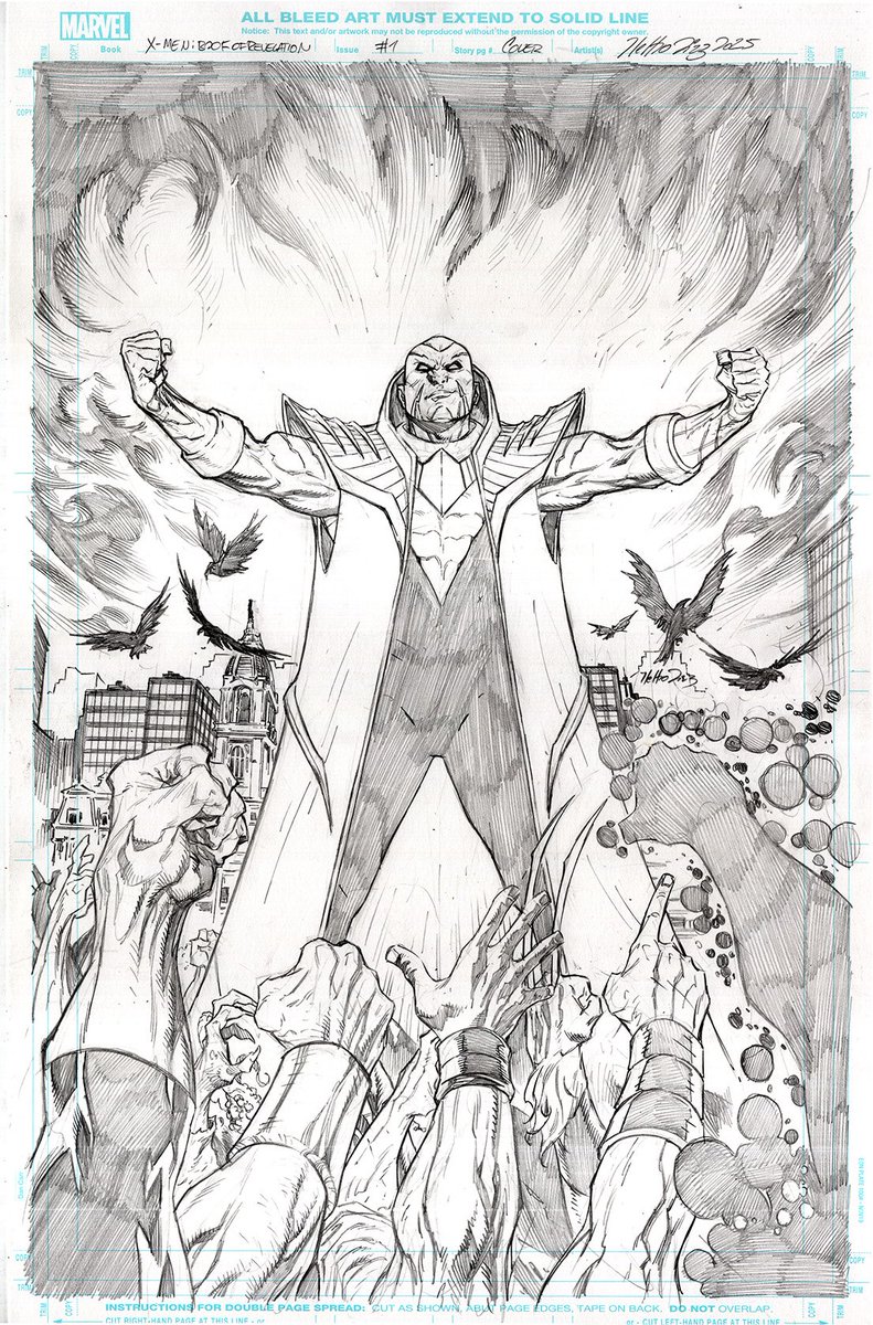 nethodiazz's tweet image. X-men: Book of Revelation #1 cover.
New X-men stuff coming with my interiors and covers!
@MarvelComicsHQ