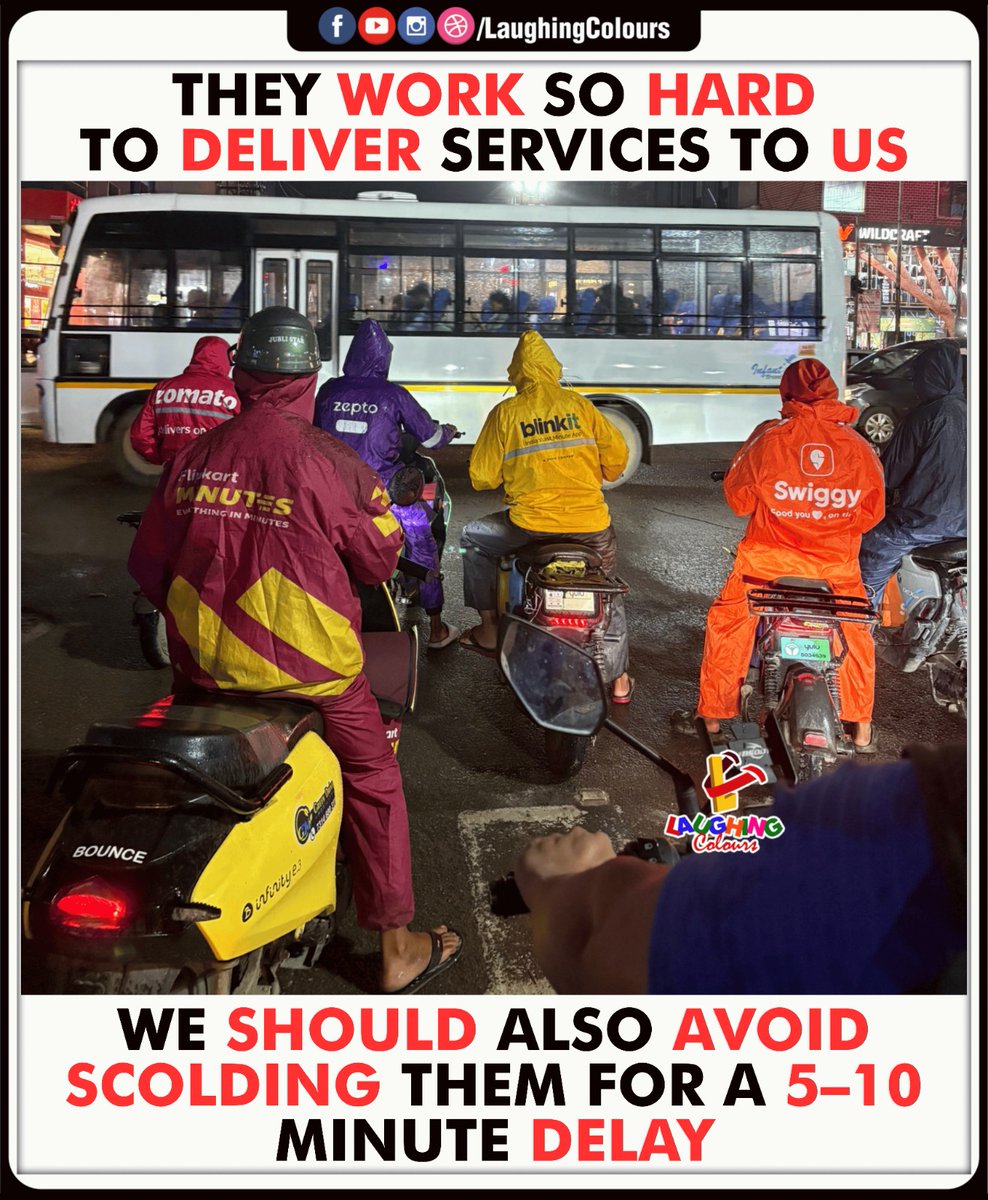 LaughingColours's tweet image. Respect Their Hustle 🙏

#DeliveryHeroes #SupportWorkers #BeKindAlways #RainOrShine #UrbanWarriors #AppreciateEffort
