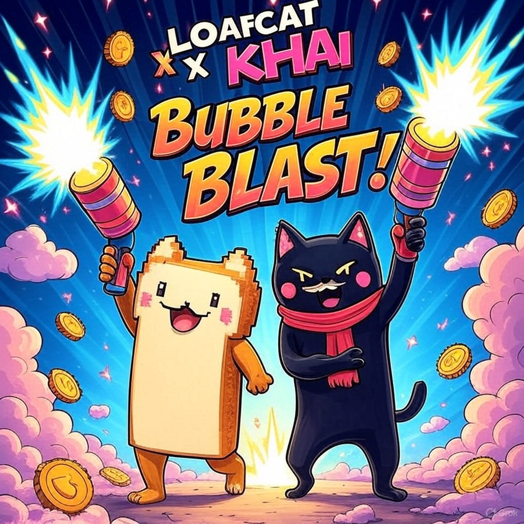 LoafCatHQ's tweet image. 🚨 BREAKING: KITTEN HAIMER ENTERS THE LOAFVERSE! 🚨

Our Telegram game Bubble Blast just got invaded by the one and only $KHAI — and what happened next was pure destruction. 👀

We watched in awe as @KittenHaimer&apos;s majestic face floated inside a bubble… and then… BOOM!! 💥

One…