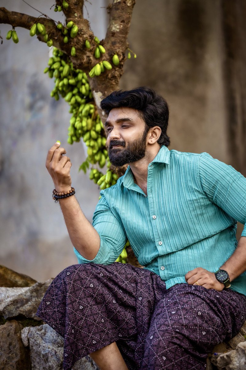 "Ithu aanu ente unbothered and easy days swag 🔥 Lungi mode on!"