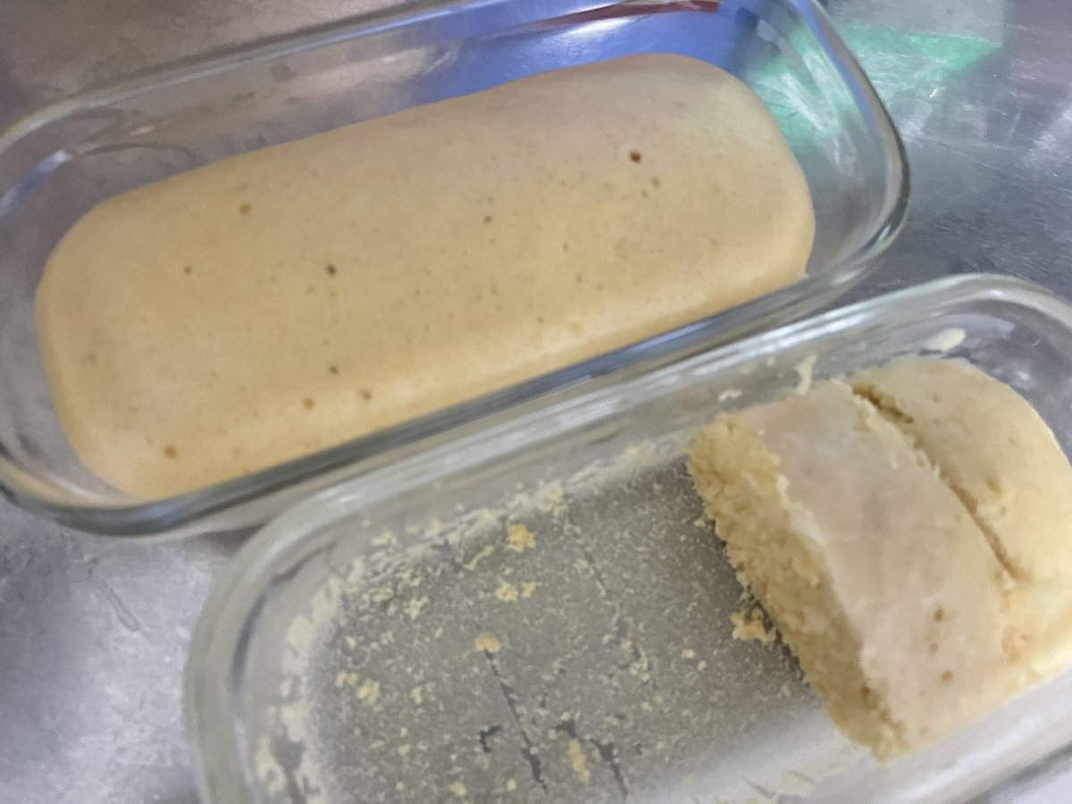 d_notedaily's tweet image. この前に買ったせいろ蒸し器✨
蒸しパン作ってみた︎👍🏻 ̖́-🍞
たまごの素朴味·͜·ᰔᩚ
ほんのり甘くて良きでした✧︎*。
砂糖けっこう入れたつもりだったけど、意外とマイルド( *´꒳`* )
次に蒸すのはガッツリ系の料理にしよう🤭