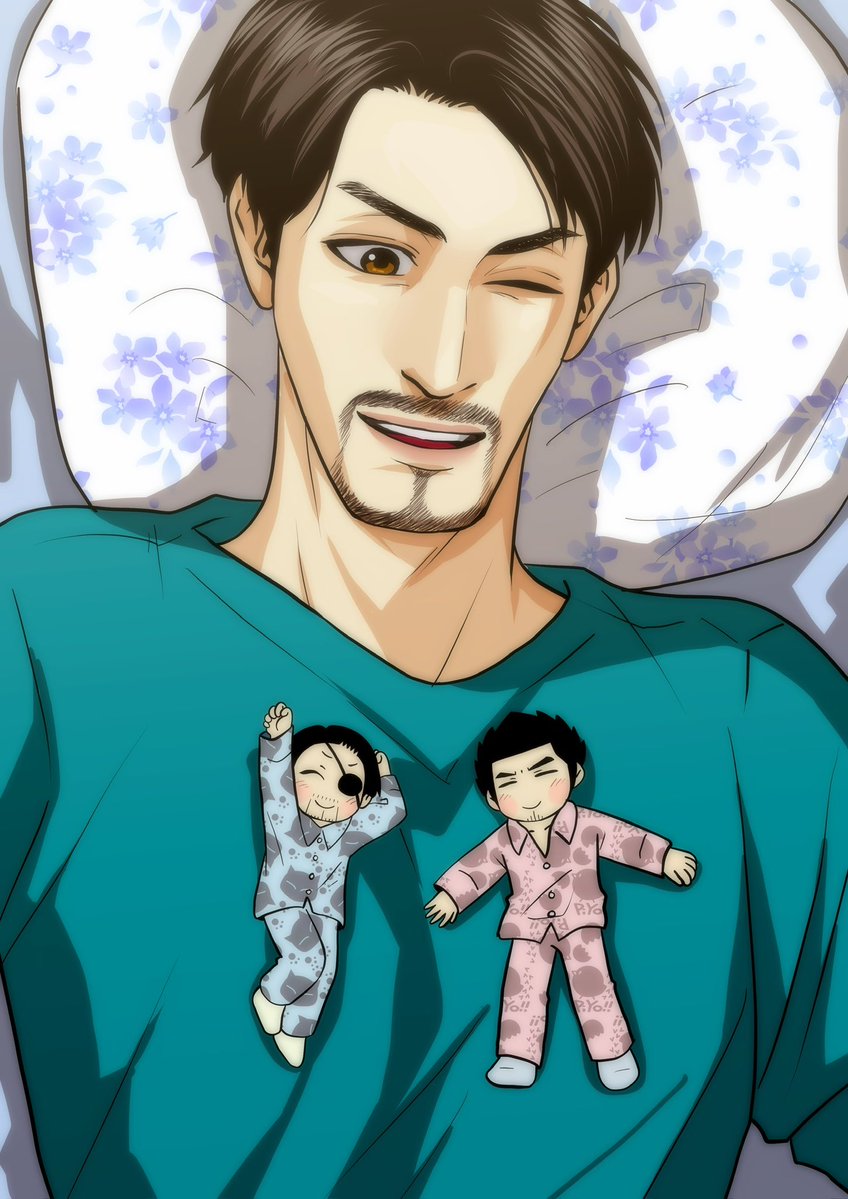 ryufujii1's tweet image. ゴ「んーっ」真「ゴロちゃん伸び伸びや。お布団行こか?」ゴ「あう😊」真「きうちゃも行くか?」き「う☺」桐「俺が連れてくよ。新しく導入したプラネタリウムとやらも気になるしな」真「おう。おちびと一緒に寝落ちせんよう気ぃつけや」