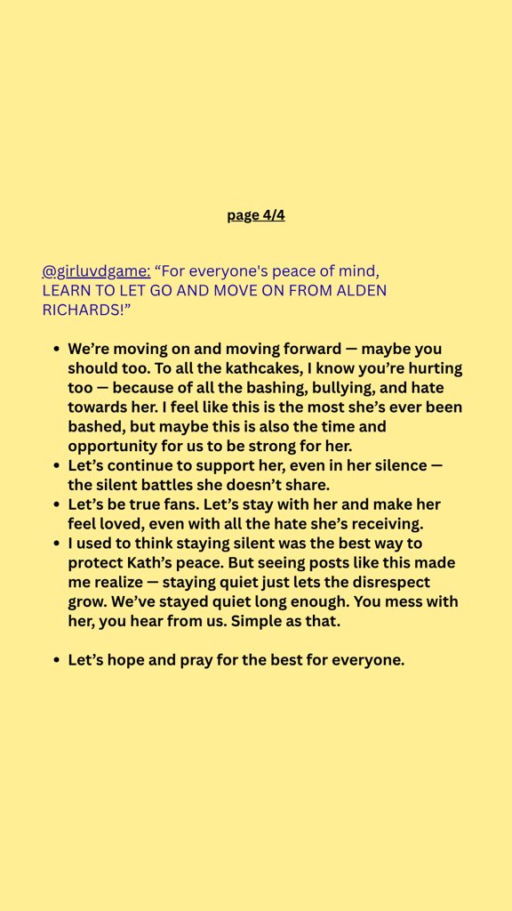 sophia_clarav's tweet photo. Dear @bernardokath's fans and @aldenrichards02's fans ππΌ
May this be a step toward greater understanding for all...
#KathCakes
#KathrynBernardo
#BernardoKath
#Kathryn
#AldenRichards
#Alden
#MarkAlcala
#MayorMark
#MayorMarkAlcala https://t.co/EhncpfYH5T
