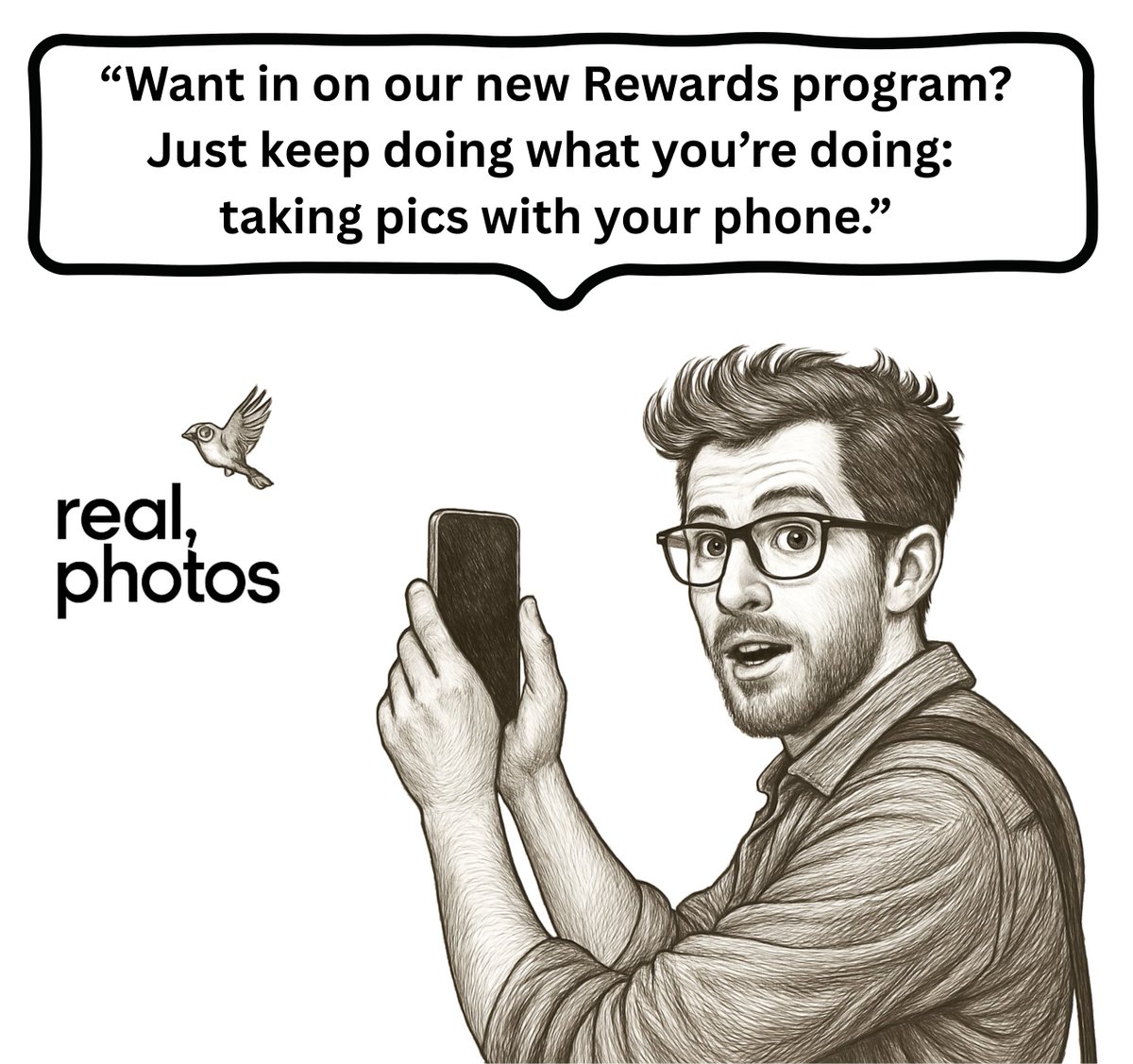 photosonchain's tweet image. REAL REWARDS
From now until July 31st, using our real.photos app means:
* No gas fees
* No minting fees
Plus a chance to:
* Get featured
* Get collected (by this month’s RealPhotos guest collector: @FidelEverywhere)
Real moments = Real rewards.