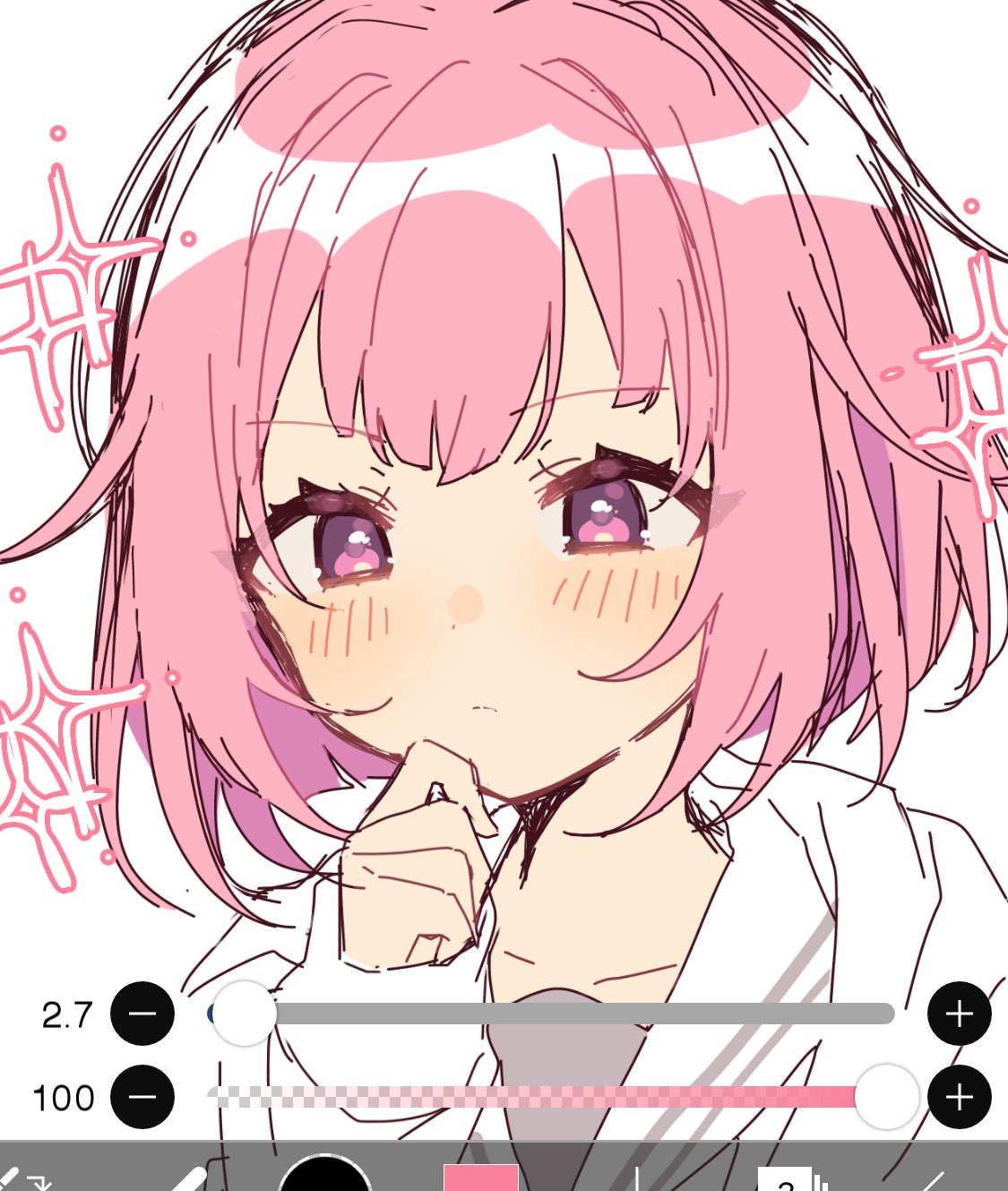 とももん　ペアキャラ　手描き　イラスト　リクエスト rkお絵描きレポート用 on X: 