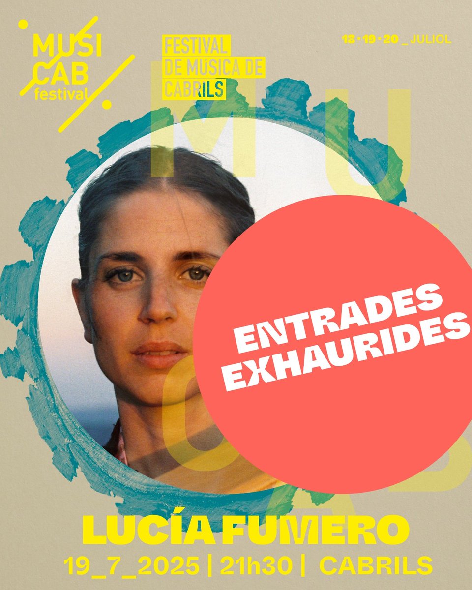 ❗️ENTRADES EXHAURIDES ❗️

Rita Payés i Lucía Fumero esgoten totes les entrades disponibles per al concert d'aquesta nit. I és que valdrà molt la pena!

#musicab25 #musicabfestival