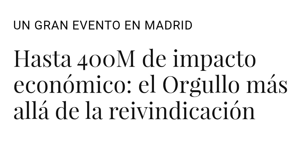 oriolsabata's tweet image. 🏳️🌈 Esto es en lo que se ha convertido el Orgullo: en un gran negocio que mueve mucho dinero.
Absorbido e instrumentalizado por el 'capitalismo rosa'.