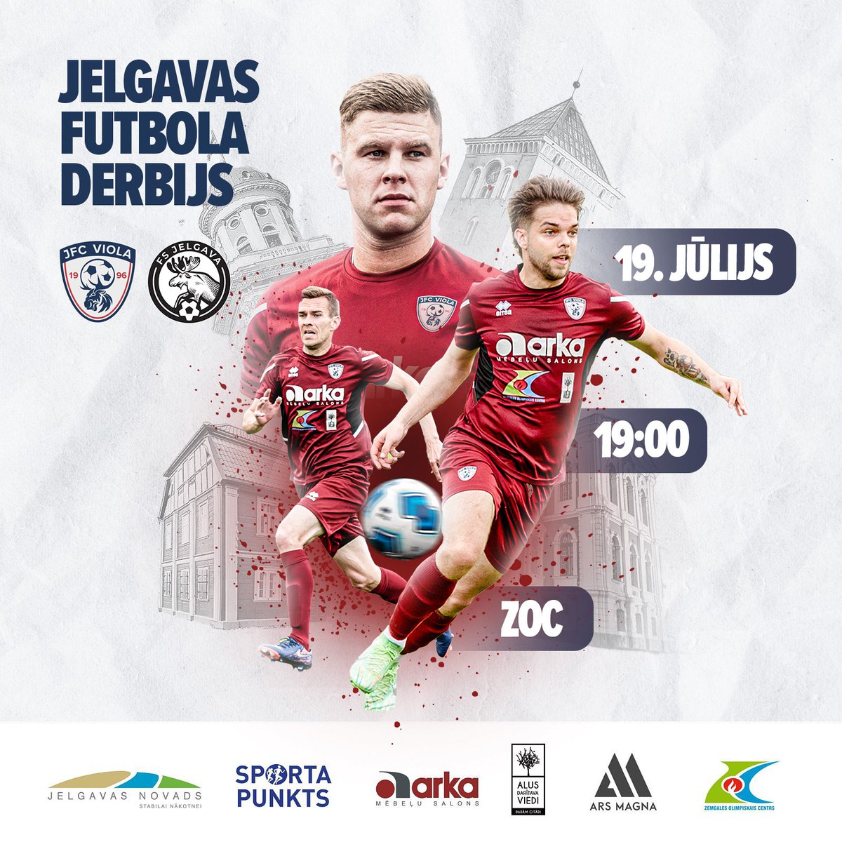 ✌️ Klāt Jelgavas futbola derbijs!
⚽️ Sestdien, 2025.gada 19.jūlijā plkst. 19:00 Zemgales olimpiskajā centrā sāksies spēle JFC Viola vs FS Jelgava-2
➡️ facebook.com/jfcviola/posts…
😎 Par draudzīgi pozitīvu futbolu!