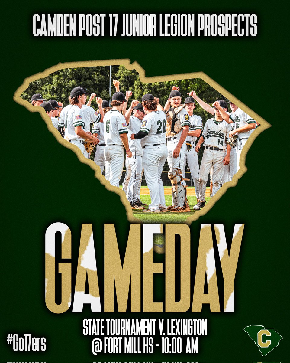 Prospects kick things off today in the opening game of the <a href="/SCALBOfficial/">SC American Legion Baseball</a> AAA state tournament taking on Lexington post 7. #freecleanandhard