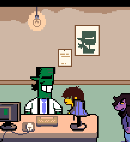 1jayze's tweet image. it genuinely BAFFLES me how little people talk about Principal Joe like wtf was his deal???!!??!?
#deltarune #deltarunespoilers #deltarunechapter4
