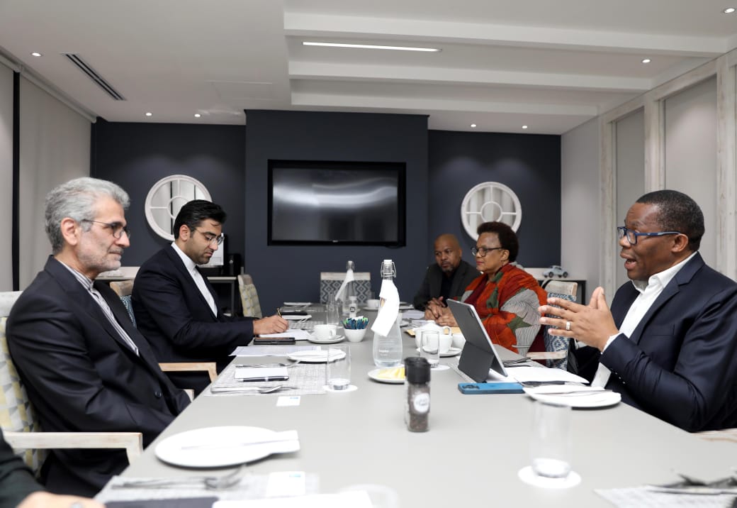 IraninSA's tweet image. During the meeting between the Ambassador of the Islamic Republic of Iran in Pretoria and H.E. Mr. Cyril Xaba, the Mayor of Durban, avenues for increasing cooperation between the two sides, were discussed and reviewed.
In this meeting, the Iranian Ambassador, while highlighting…
