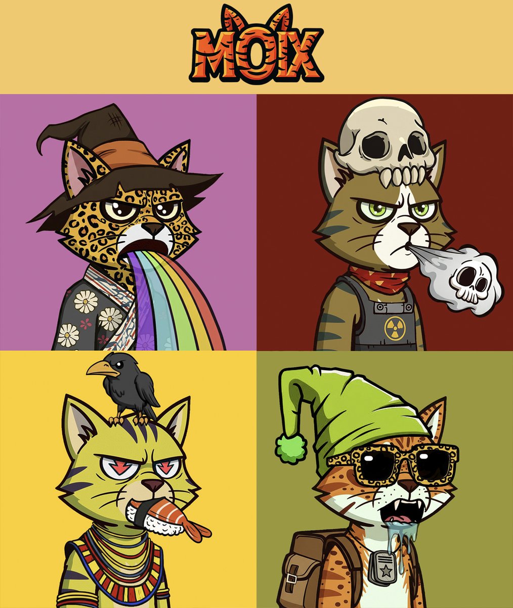 MOIX                                                         
opensea.io/collection/moix                                        
MINT NOW                                                      
launchmynft.io/collections/0x…

#NFT #NFTdrop #nftart #nftcommunity #opensea #Polygon #PolygonNFT