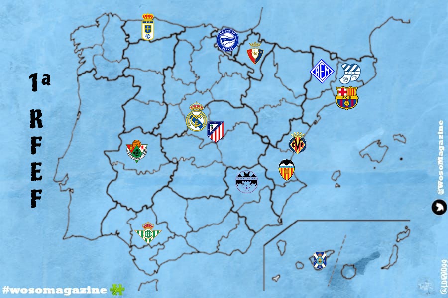 Woso Promises Magazine (@wosomagazine) on Twitter photo 🚨PRIMERA RFEF🚨
Estos son los 1️⃣4️⃣ equipos que formarán parte de #PrimeraFederacionIberdrola
<a href="/Osasuna_fem/">C.A. OSASUNA</a> 🔴🔴
<a href="/SEAEM_1925/">Secció Esportiva AEM</a> 🔵⚪
<a href="/AtletiAcademia/">Atleti Academia</a> 🅱 🔴⚪
<a href="/FundaAlbaFem/">CD ALBA FUNDACIÓN FEMENINO</a> ⚪🟣
<a href="/CacerenoFem/">Cacereño Femenino</a> 🟢🟢
<a href="/FCBfemeni/">FC Barcelona Femení</a> 🅱 🔵🔴
<a href="/AlavesFem/">Deportivo Alavés Gloriosas</a> ⚪🔵
<a href="/CVFFemenino/">Villarreal CF Femenino</a> 🟡🟡
<a href="/realmadridfem/">Real Madrid C.F.</a> 🅱 ⚪⚪ 🚨PRIMERA RFEF🚨
Estos son los 1️⃣4️⃣ equipos que formarán parte de #PrimeraFederacionIberdrola
<a href="/Osasuna_fem/">C.A. OSASUNA</a> 🔴🔴
<a href="/SEAEM_1925/">Secció Esportiva AEM</a> 🔵⚪
<a href="/AtletiAcademia/">Atleti Academia</a> 🅱 🔴⚪
<a href="/FundaAlbaFem/">CD ALBA FUNDACIÓN FEMENINO</a> ⚪🟣
<a href="/CacerenoFem/">Cacereño Femenino</a> 🟢🟢
<a href="/FCBfemeni/">FC Barcelona Femení</a> 🅱 🔵🔴
<a href="/AlavesFem/">Deportivo Alavés Gloriosas</a> ⚪🔵
<a href="/CVFFemenino/">Villarreal CF Femenino</a> 🟡🟡
<a href="/realmadridfem/">Real Madrid C.F.</a> 🅱 ⚪⚪