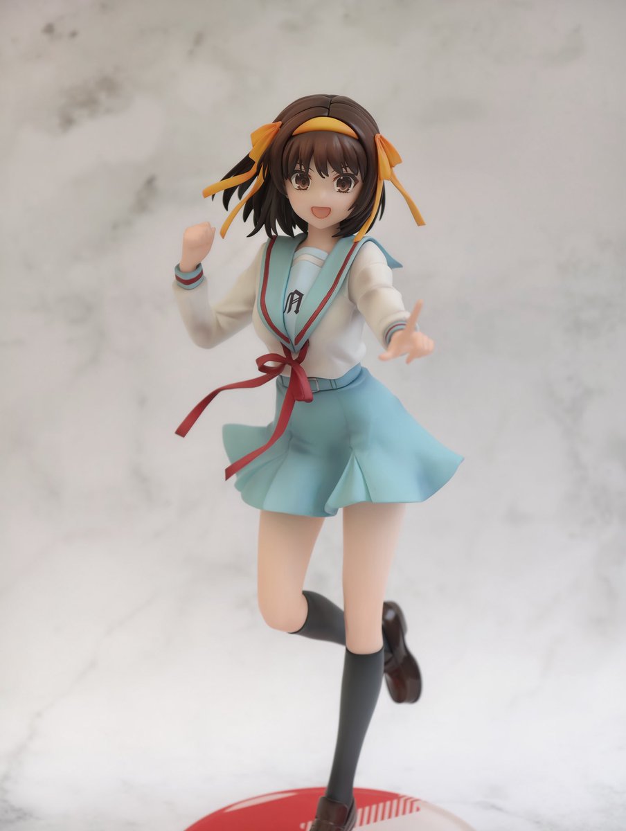 Sheepworm's tweet image. #WF2025夏 #涼宮ハルヒの憂鬱 #涼宮ハルヒの驚愕 #涼宮ハルヒ #WF2025S #zbrush #ガレージキット