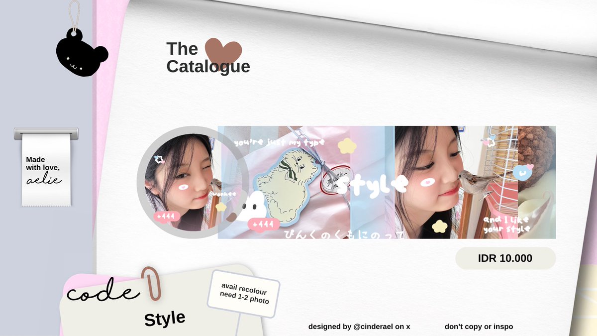 cinderael's tweet image. any interactions would be appreciated :3

temen temen, kenalan sama katalog layout baruku yuk namanya “style” 💅🏻 bantu ospeknya ia kalo ada kesamaan dengan BA lainnya bisa dm aku baik baik ya, semoga style bisa dicintai dan disayangi kalian, timaaci &amp;gt;__&amp;lt;💗

#zonauang #zonaba