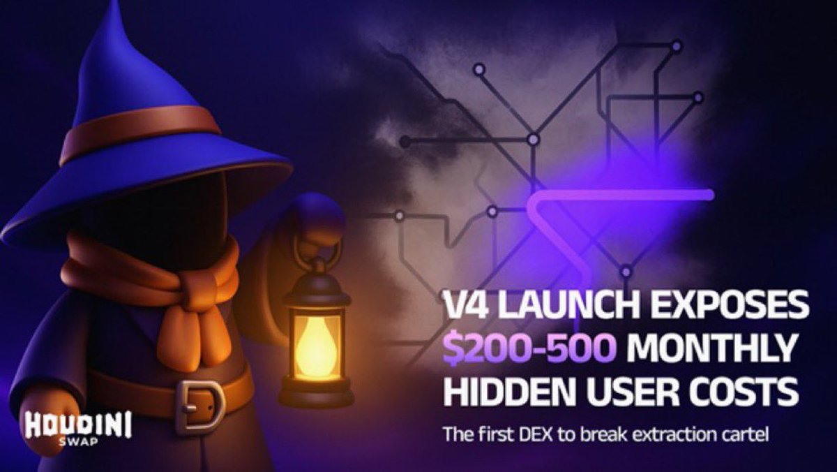 YusufGemz's tweet image. BTC printing. ETH lifting. Memecoins going parabolic.
Retail is euphoric. I’ve already exited, no noise, no footprint with @HoudiniSwap 🧙♂️
No wallet connect. No history. Just pure execution.
2024 reality check:
– $2.3B lost to exploits
– $1.2M/month to sandwich bots
– 2,700+…