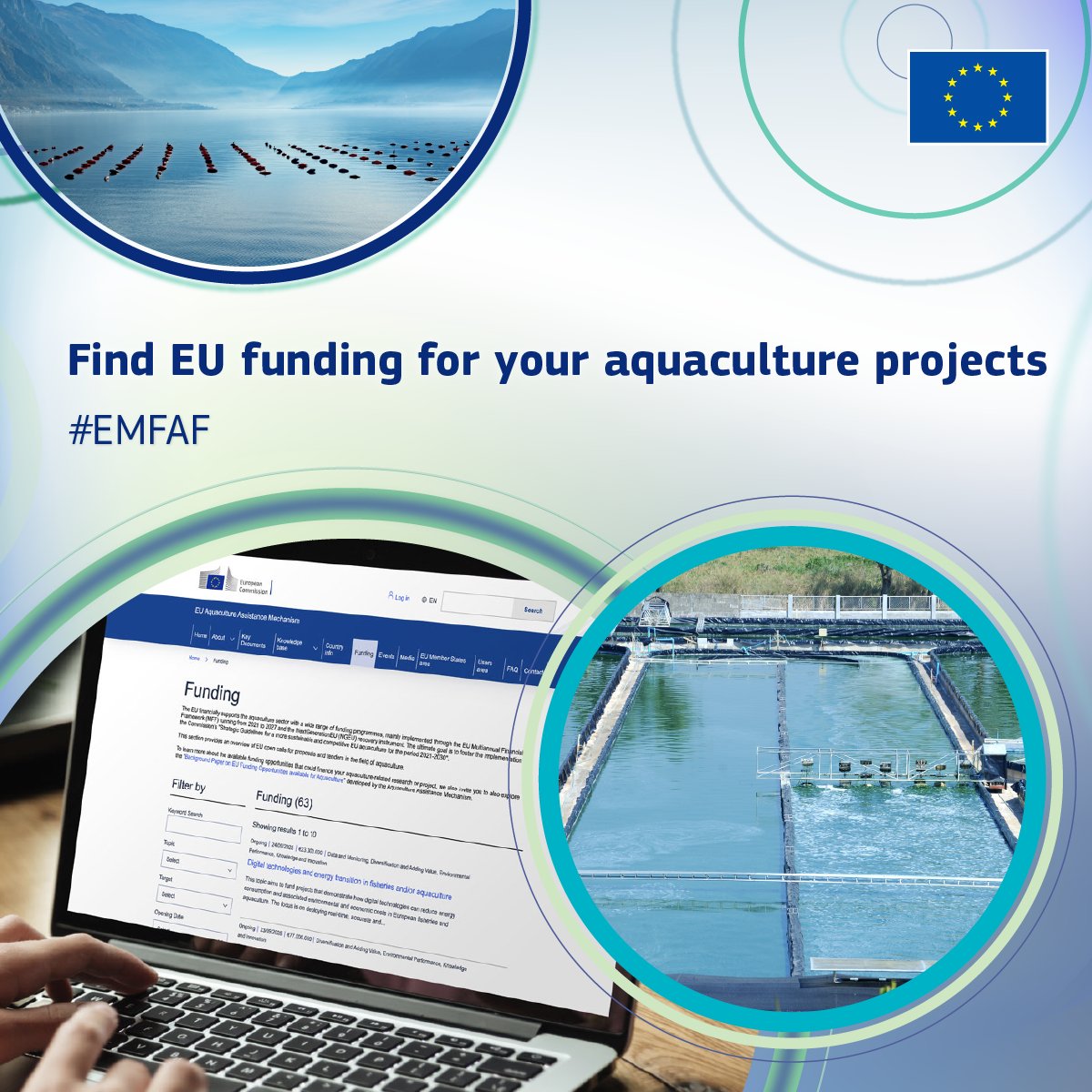 EU_MARE's tweet image. 💡 Got an idea for your aquaculture business?
💶 Visit the EU Aquaculture website to explore available EU funding opportunities designed to support innovation, sustainability, and business development in the sector.
More 👉 tinyurl.com/wuuan2xt
#BlueFarmingEU #EMFAF
