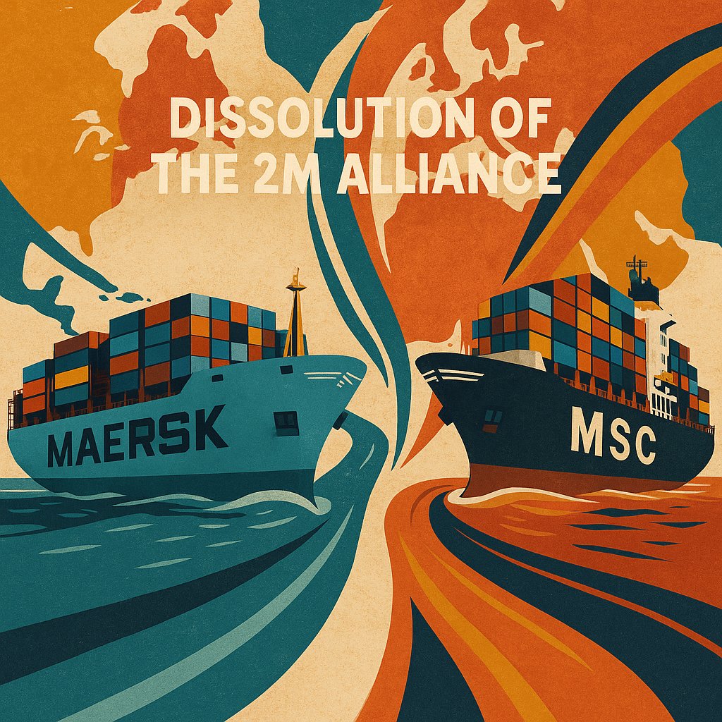 The Dissolution of the 2M Alliance New Dynamics in Container Maritime Transport. 

ignasisayol.com/en/the-dissolu…