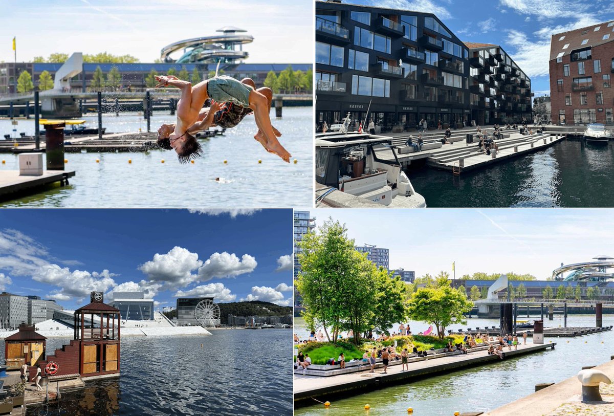 Penalosa_G's tweet image. Positive News: Urban Swimming is back!!!
Why good?
• Equitable, everyone is welcome regardless of age, income, background.
• Rivers where cities & factories threw garbage, 100s yrs. Swim is symptom it's now CLEAN
• Paris, Copenhagen, Oslo, Rotterdam
bit.ly/3GQpCOm