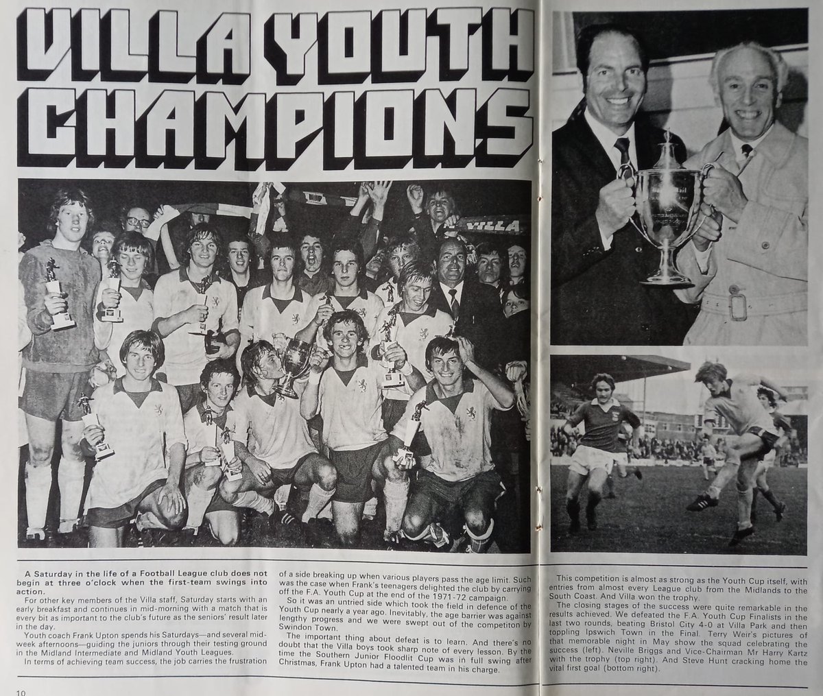AndrewUllah's tweet image. It was really nice seeing Bryan Place again yesterday. Brian played in our brilliant Southern Junior Floodlit🏆Final win against Ipswich, he also got to meet Pele when the Legend came to @AVFCOfficial in 1972