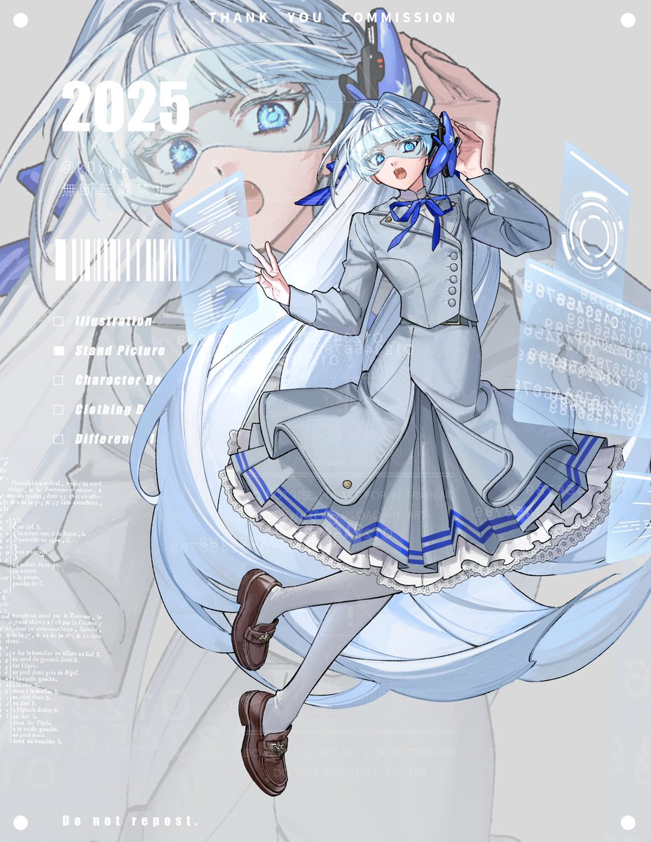 k0xyu's tweet image. #ドシャまどシンフォニア にて制作させていただいた立ち絵の差分です