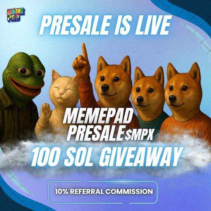 memepadlabs's tweet photo. 🔥 $MPX Presale is LIVE! 🔥

🍾 Stage 2 started
🪙 Buy using Solana for the smoothest experience:

👉Buy on:  https://t.co/tPKUYy5toT
💬 Telegram Chat: https://t.co/g0nLYLJhwW

#memepad #mpx #Solana #Presale https://t.co/k9QoZeeoVh