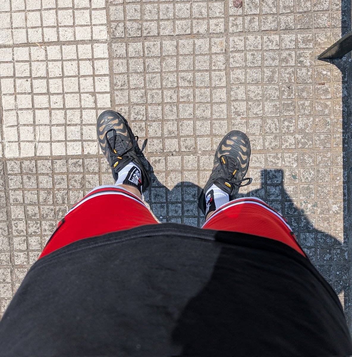 In Greek heat with the #sk8erboy socks