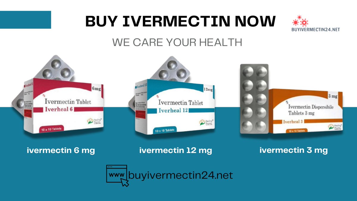 ivermectin_web's tweet photo. @DawnPrader Buy #Ivermectin, #Fenbendazole, #Ziverdokit, #Doxycycline and #HCQS online 

➡️Worldwide shipping ✈

🔘Orders above $399 Use Code "OFF20"  for 20%  🎁Discount 

🔘Get Ivermectin without a prescription.  &amp; quick doorstep delivery 🚒

Order Now: https://t.co/7E1jk6b55j https://t.co/XmIj4KqnCN