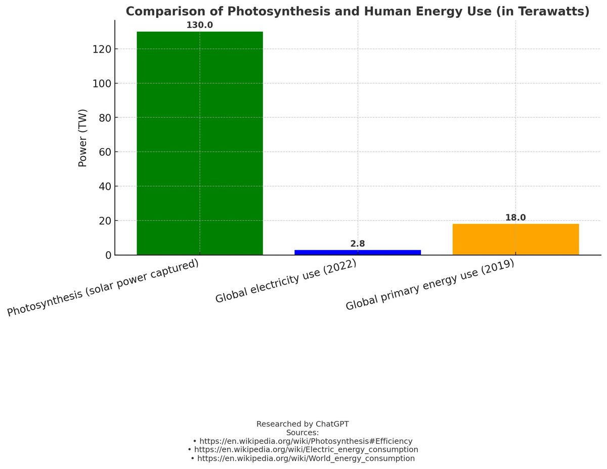 WilmsRolf's tweet image. Energy usage on Earth: