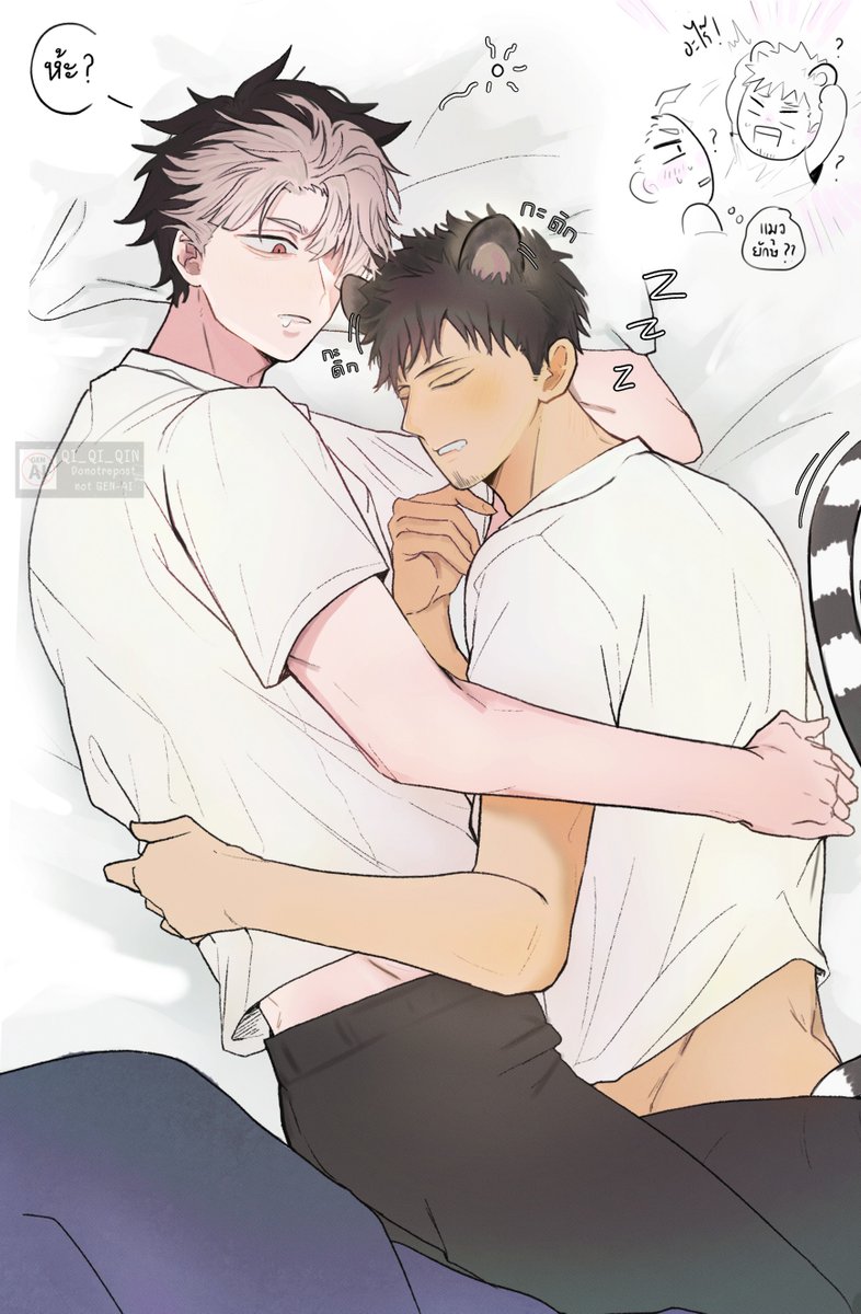 qi_qi_qin's tweet image. 鳴カフ| nrkf หรือจะเป็นเพราะไคจูรวมร่าง aka แมวยักษ์?