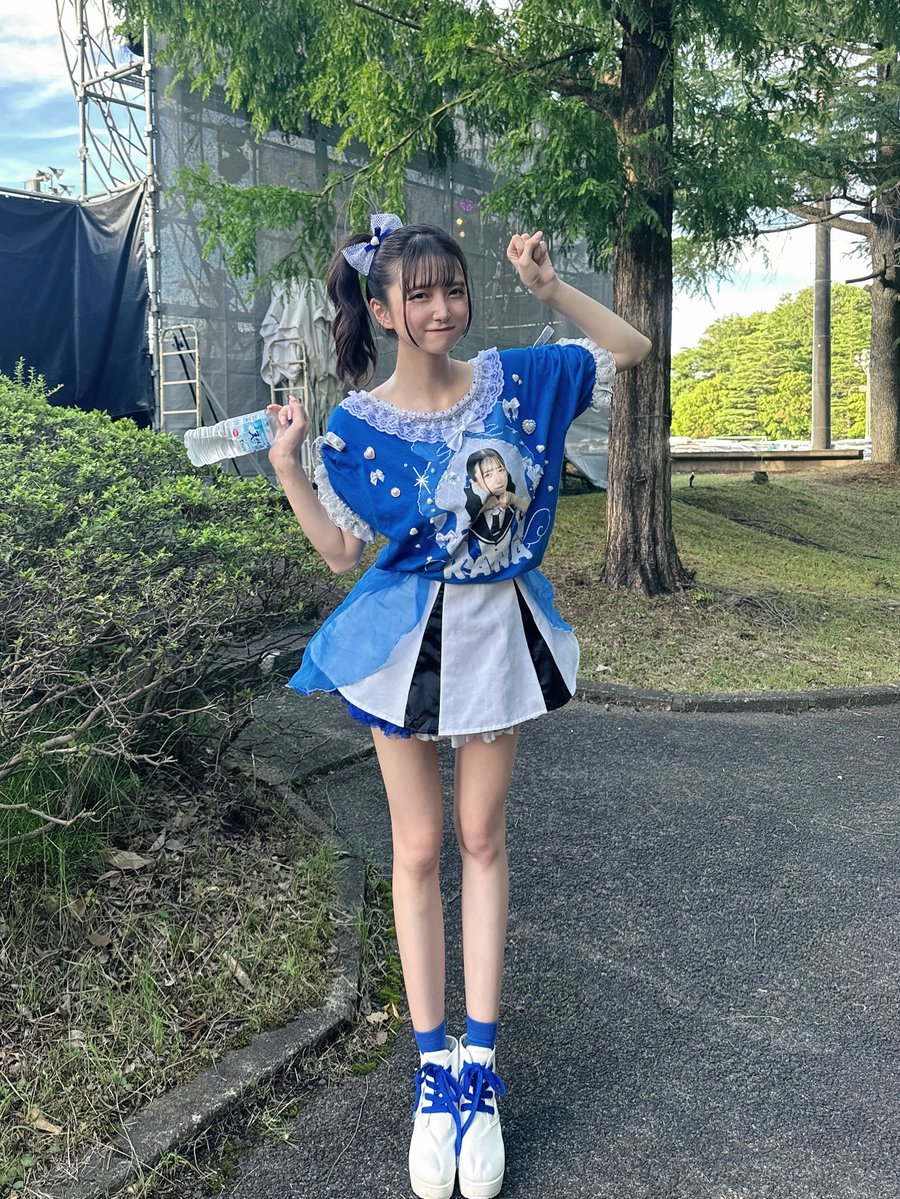 #関ケ原唄姫合戦2025 
初日ありがとうございました💙💙
あっつかった！さいっっこうに楽しかった！！！
余韻がすごい、、！
明日のラストステージ絶対成功させる！！