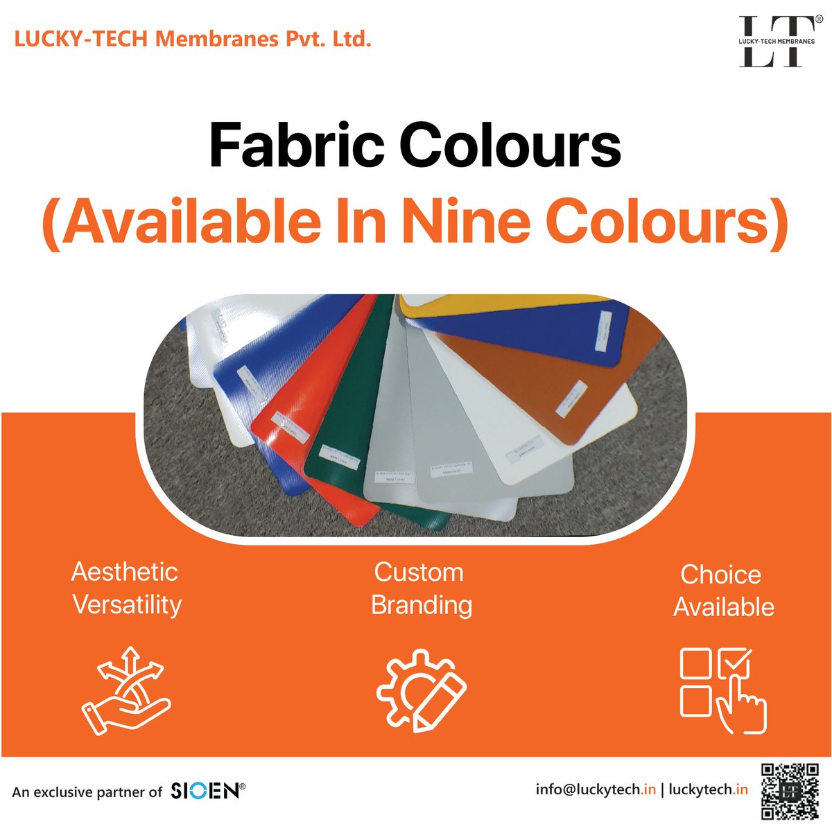 LUCKYTECH_LT's tweet image. Why settle for basic white?
Choose from 9 vibrant colours
✔️ Aesthetic Flexibility
✔️ Custom Branding
✔️ Perfect Match for Every Project
Express your brand with fabric

📞 Contact: +91 9819933010
zfrmz.com/zttMwR98Sqp92x…

#PVCFabric #TensileStructure #ColorOptions #CustomBranding