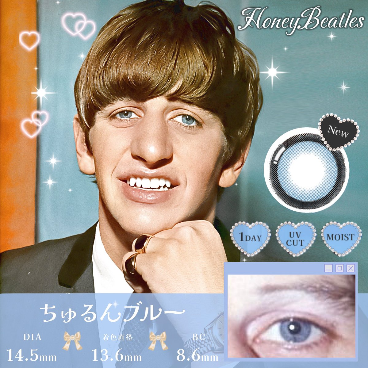sodabiscult_'s tweet image. neta from the brand “HoneyKiss”
I have also bought their contact lenses before…so I made the Neta pictures.(。 ́︿ ̀。)