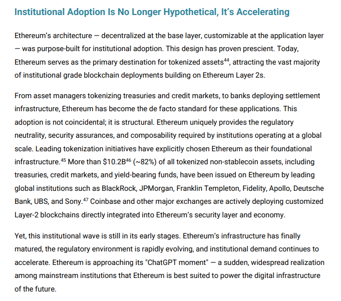 [Ethereum] Institutional Adoption Is No Longer Hypothetical, It’s Accelerating