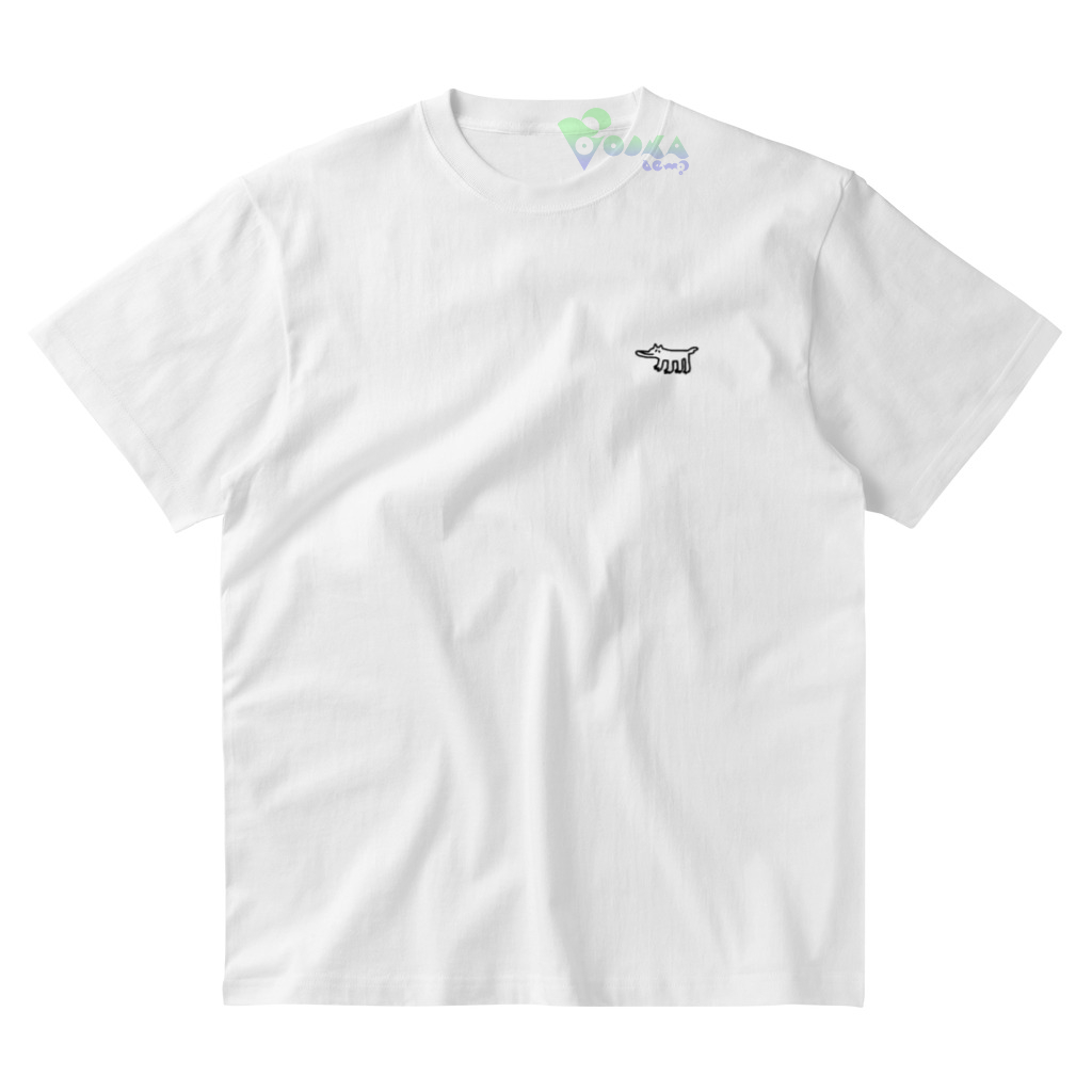 VODKA_demo's tweet image. 𓃥やったぜ𓃥
#MINDHACK より、「隊長が描いた狼」が待望のTシャツ化!!👕
シックなワンポイント刺繍に注目✨
👇Tシャツ販売ページ
suzuri.jp/VODKAdemo
💭隊長が描いたオオカミってなに?
mindhack.xyz/archives/2821
