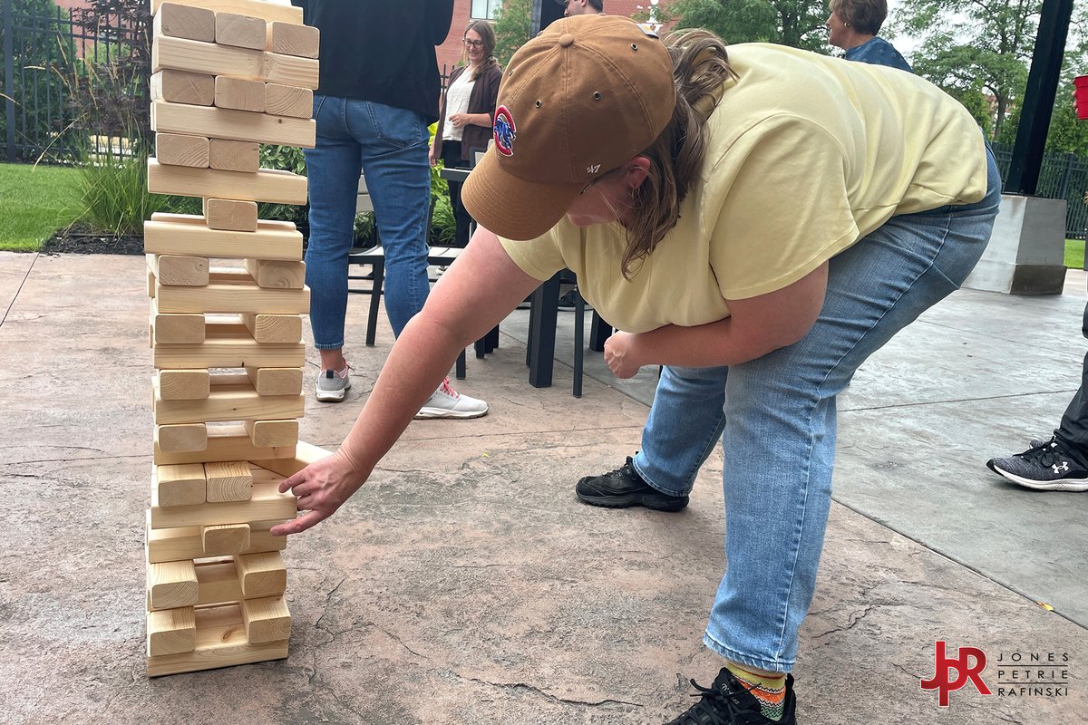 We hit pause for a few hours this week to enjoy some time outdoors at our South Bend office. Congrats to Bob and Kayla – The Great Cornholios – on winning the cornhole tournament! And thanks to everyone who joined in for the games, food, and good conversation.