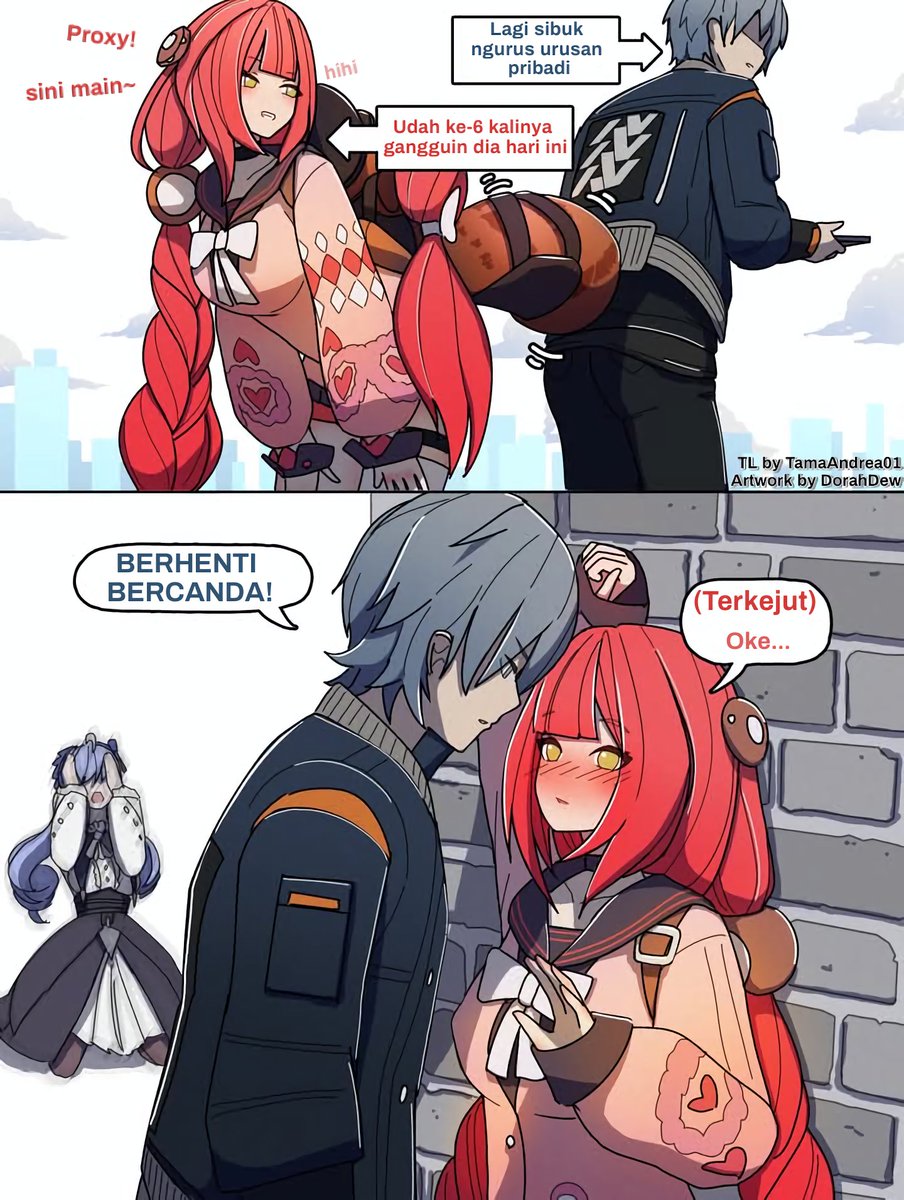 TamaAndrea01's tweet image. Dia pikir bisa main-main dengan Mas Arif... Betapa naifnya. 🗿

Artist : @DorahDew

#ZenlessZoneZero #ZZZ #zzzero #Wise #proxy #Yuzuha #Vivivan