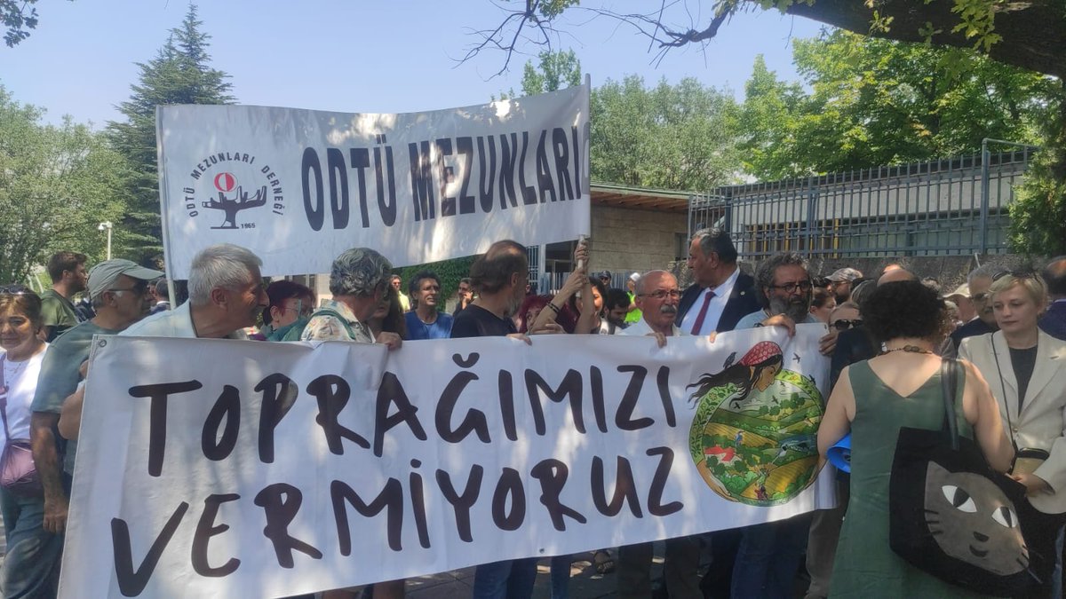 odtu_md's tweet image. Toprağımızı vermiyoruz!