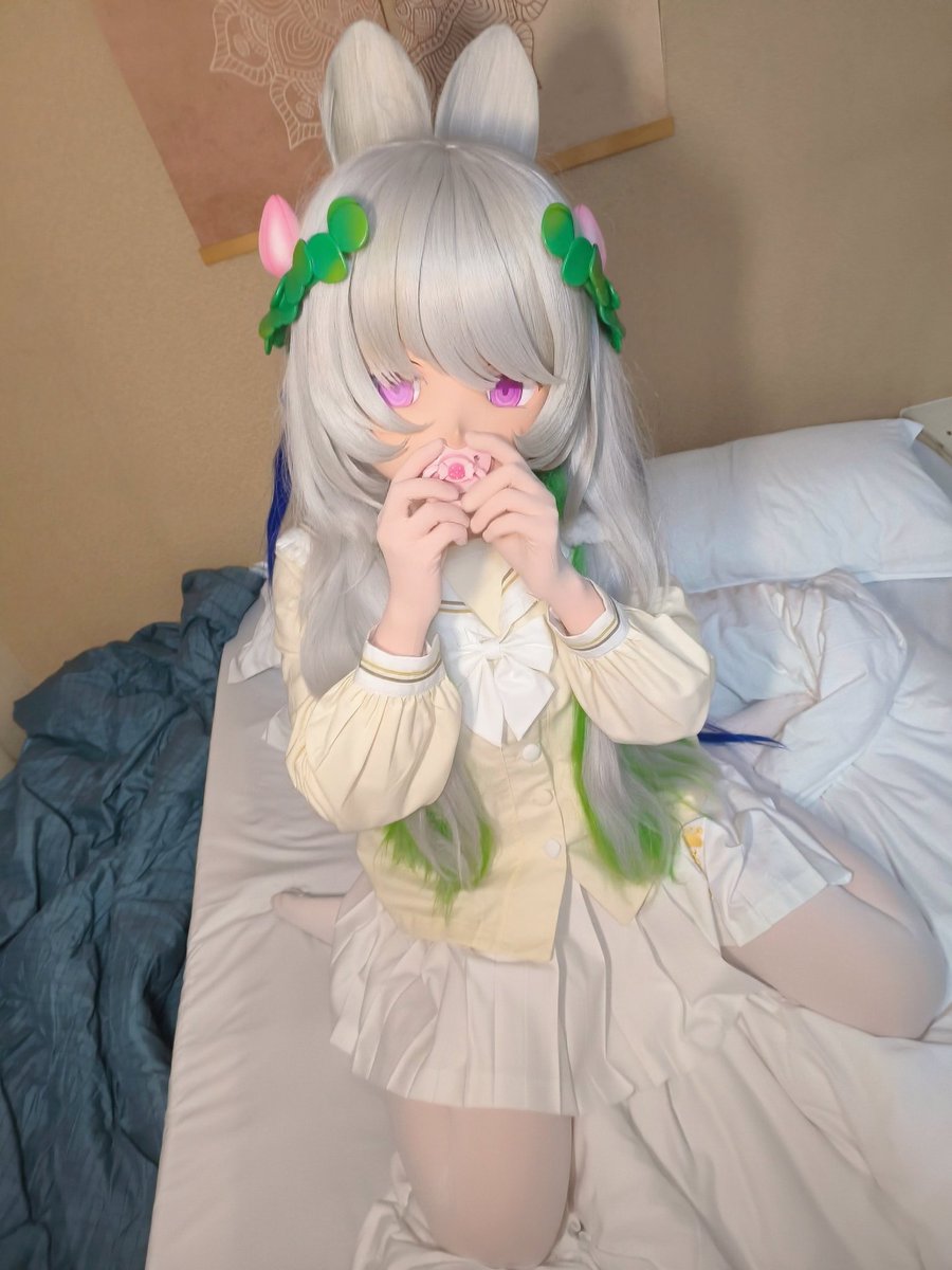 是和朋友们的快乐娃聚呢！
人数太多了就不一一at啦，果然大家都是美少女呢
#kigurumi #着ぐるみ