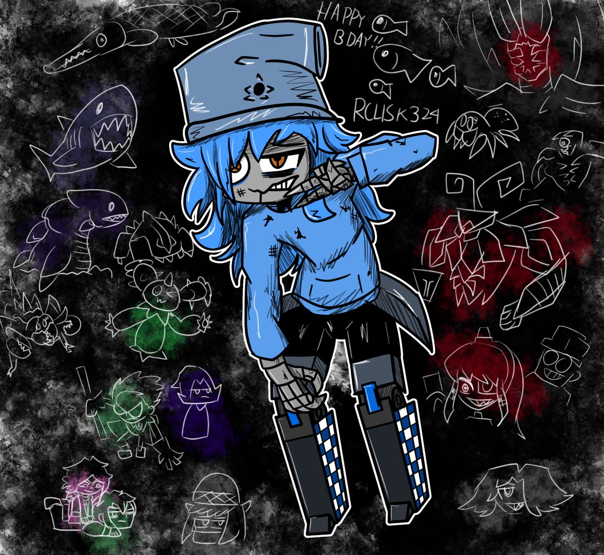 Rclisk324's tweet image. Happy Late Bday Art!
it was on july 9... kinda forgot hehe.