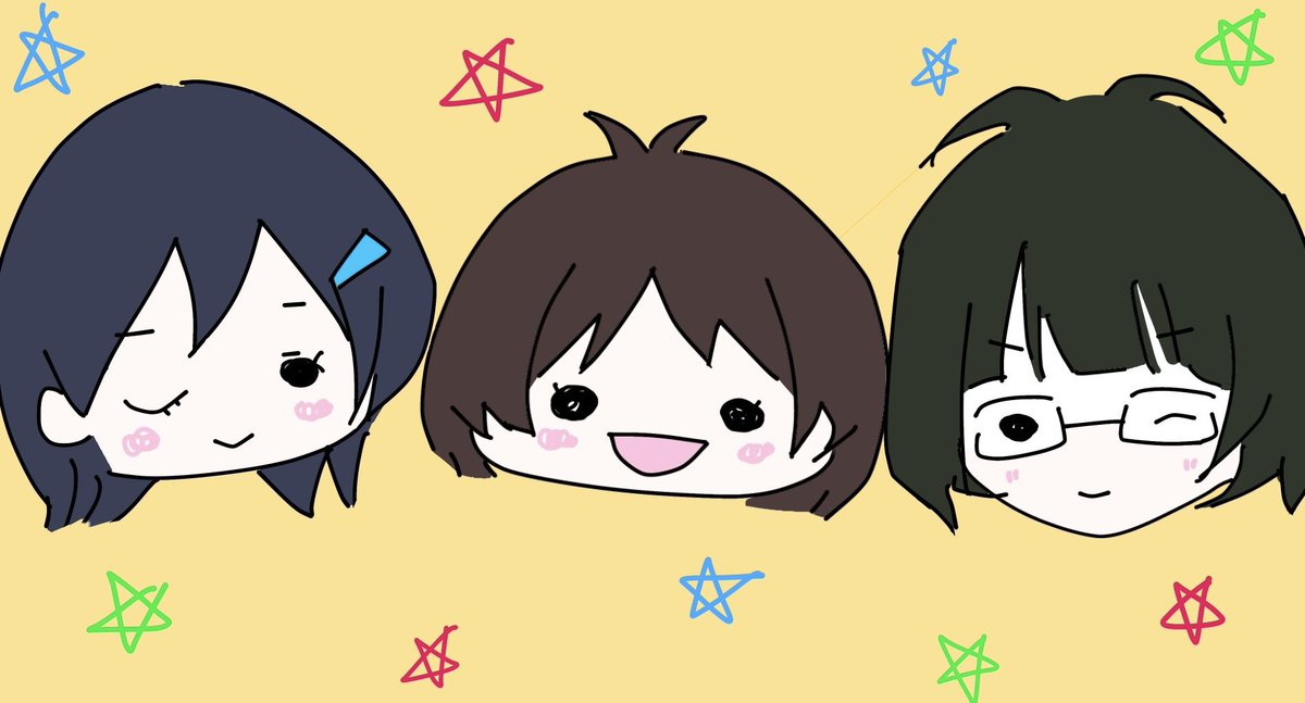 愛ちゃん先輩、絵理ちゃん先輩、涼先輩！！！

同じステージに立てるなんて夢みたいです…😭✨
よろしくお願いします！！

 #ヴイアラ #アイマス20周年前夜祭