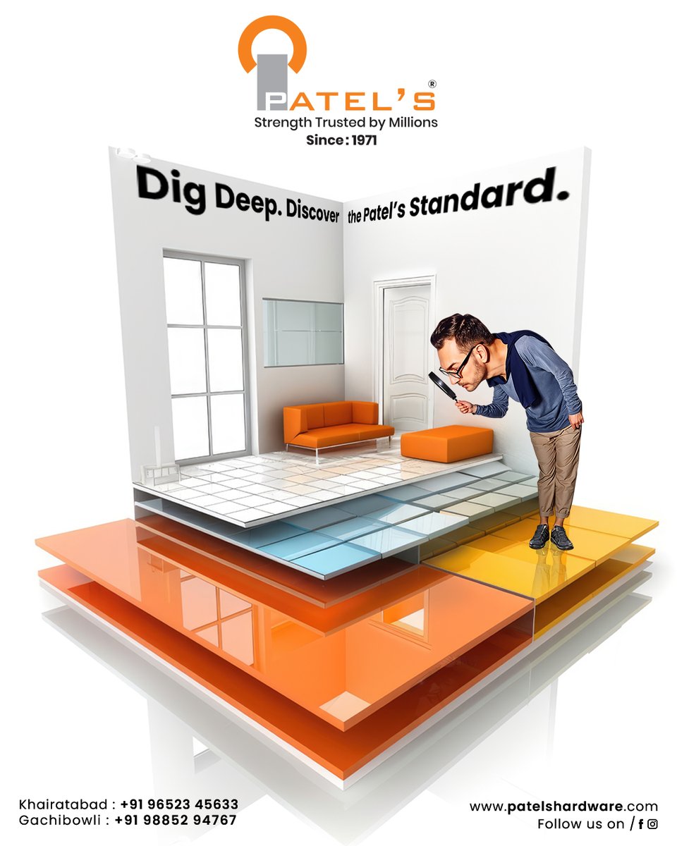 Patelshardware's tweet image. Dig deep and discover the unparalleled standard of Patel&apos;s hardware! We deliver strength and quality in every detail. Elevate your spaces with products built to last. 

Explore Our Website
Visit our website: patelshardware.com

#patelshardware #qualityproducts #homedecor