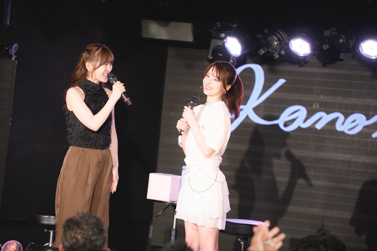 sis_tgj's tweet image. 7/19㈯ かのうみゆ1st ONE-MAN LIVE
「Terminal」 ♪

アフタートークショーは、スペシャルゲストとして、natsucoさんがMCを務めてくださいました✨

LIVEとはまた違う、素敵な時間をありがとうございました🍀

 #natsuco #かのうみゆ #Terminal
#sistrot #sis